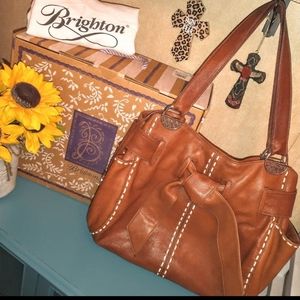 💛Authentic Genuine Leather Brighton Handbag in Clara💛